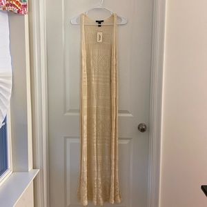 Cream, long cover-up